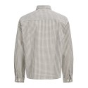 JACK & JONES Menton seersucker skjorte - Cloud Dancer