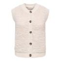 JDY Eira life on button strikvest - Birch