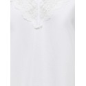 ONLY Vivvi blonde T-shirt - Cloud Dancer / Cloud Dancer Lace