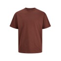 JACK & JONES Organic relaxed kortærmet T-shirt - Bitter Chocolate