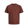 JACK & JONES Organic relaxed kortærmet T-shirt - Bitter Chocolate