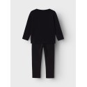 NAME IT MINI Halloween skelet sæt - Black / Yellow