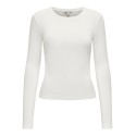 ONLY Riley langærmet bluse - Cloud Dancer