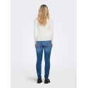ONLY Riley langærmet bluse - Cloud Dancer