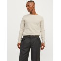 JACK & JONES Hill Strik Sweater - Oatmeal / Melange