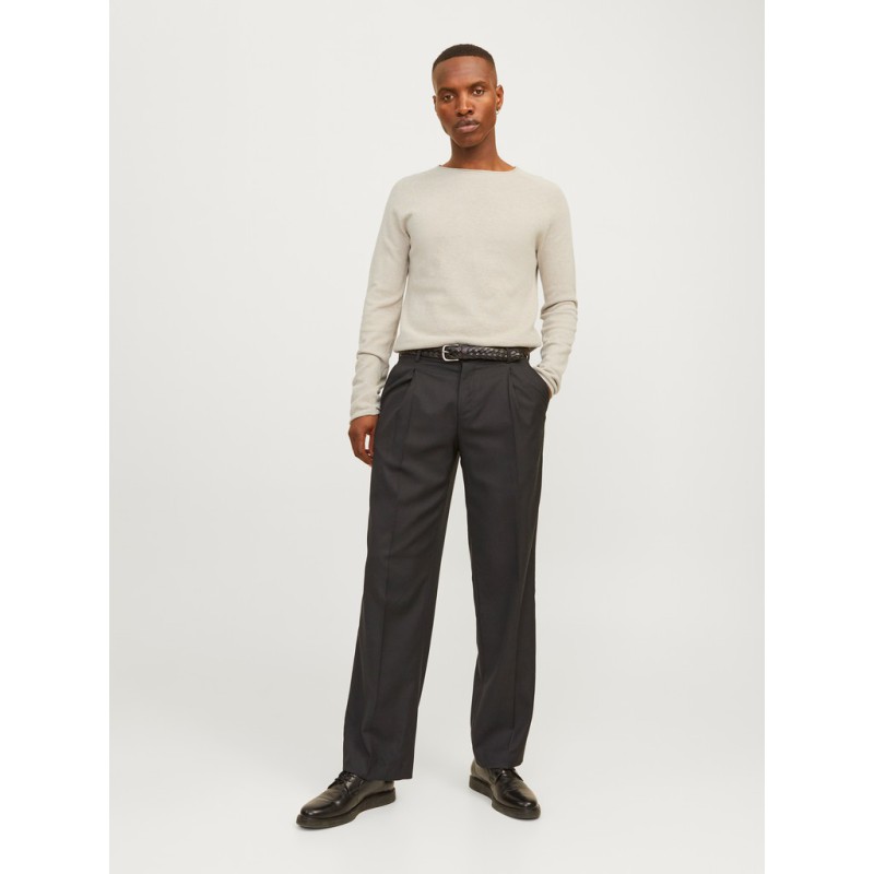 JACK & JONES Hill Strik Sweater - Oatmeal / Melange