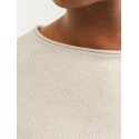 JACK & JONES Hill Strik Sweater - Oatmeal / Melange
