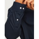 JACK & JONES PLUS Joe plain krotærmet skjorte - Navy Blazer