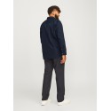 JACK & JONES PLUS Joe plain krotærmet skjorte - Navy Blazer
