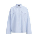 JJXX Lis oxford oversized skjorte - Vista Blue