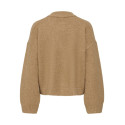JDY Kimie langærmet strik cardigan - Camel