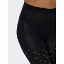 JDY Anna small dot strømpebukser - Coffee Bean / SANDSHELL DOTS