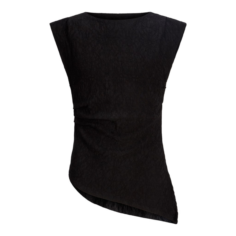 JJXX TEEN Vinnie cat structure top - Black