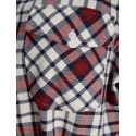 JJXX Jamie flannel waist skjorte - Madder Brown