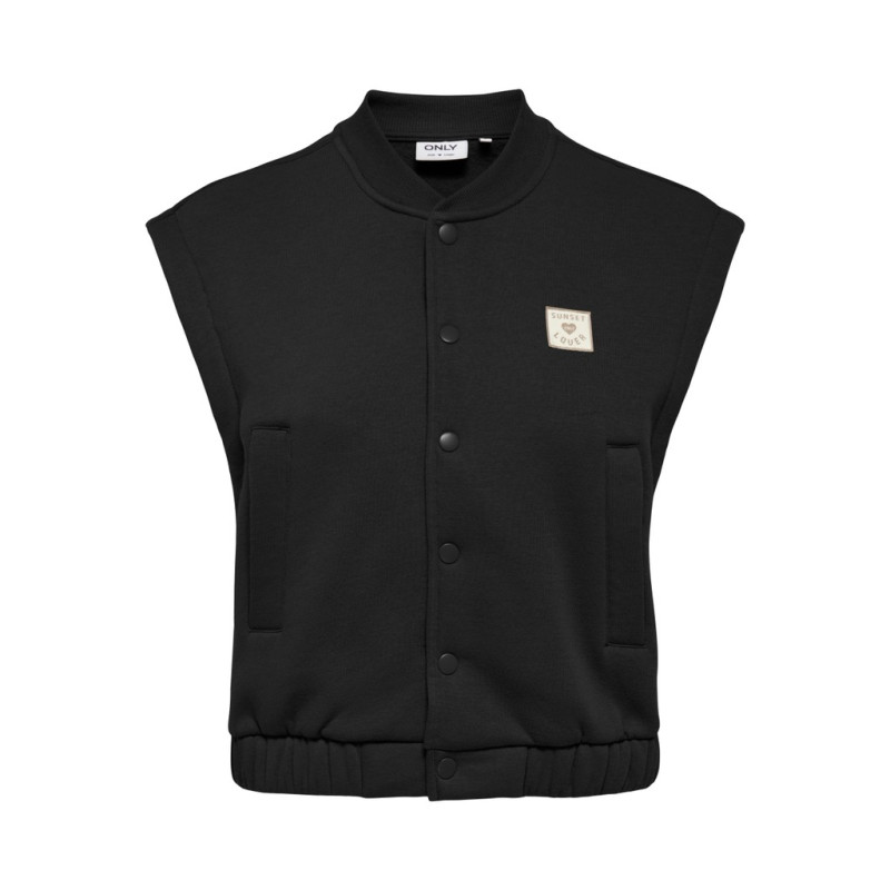 ONLY CARMAKOMA Coralie sweat vest - Black