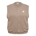 ONLY CARMAKOMA Coralie sweat vest - Walnut