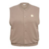ONLY CARMAKOMA Coralie sweat vest - Walnut