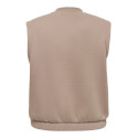 ONLY CARMAKOMA Coralie sweat vest - Walnut