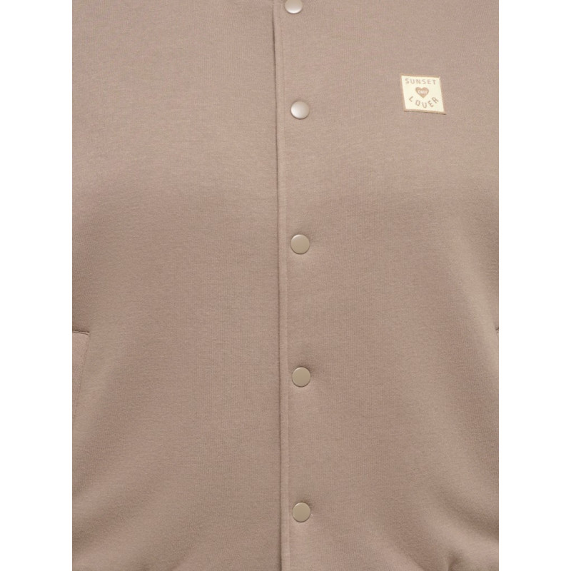 ONLY CARMAKOMA Coralie sweat vest - Walnut