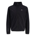 JACK & JONES Stignes hicg neck full zip sweatshirt - Black