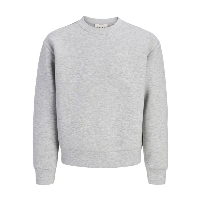 JACK & JONES JUNIOR Legacy scuba sweatshirt - Light Grey Melange