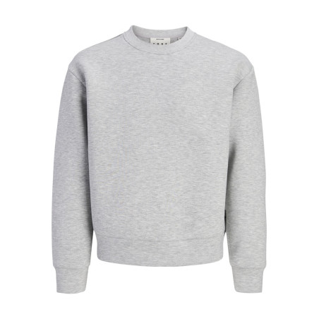 JACK & JONES JUNIOR Legacy scuba sweatshirt - Light Grey Melange