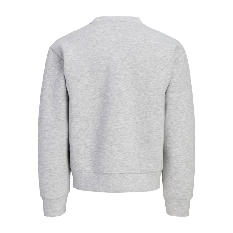 JACK & JONES JUNIOR Legacy scuba sweatshirt - Light Grey Melange