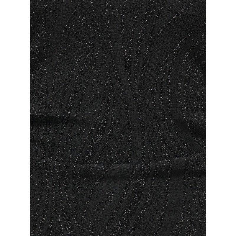 JDY Kiwi langærmet bluse - Black / Glitter