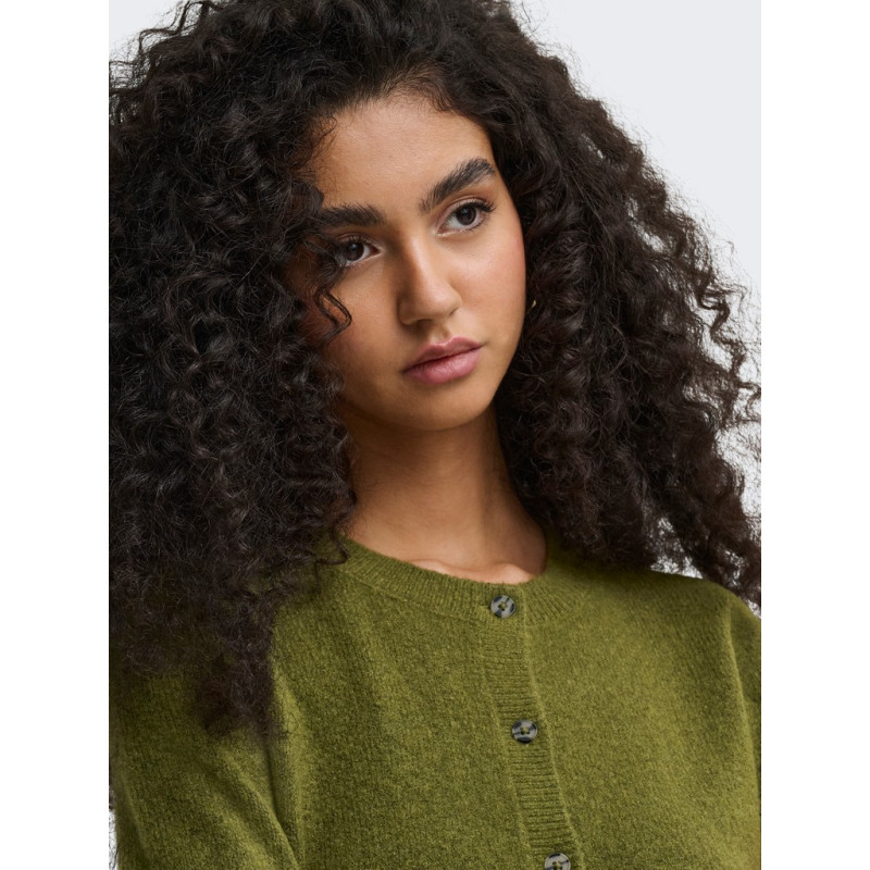 JDY Chloe life strikcardigan - Sphagnum / Melange