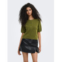 JDY Chloe life strikcardigan - Sphagnum / Melange