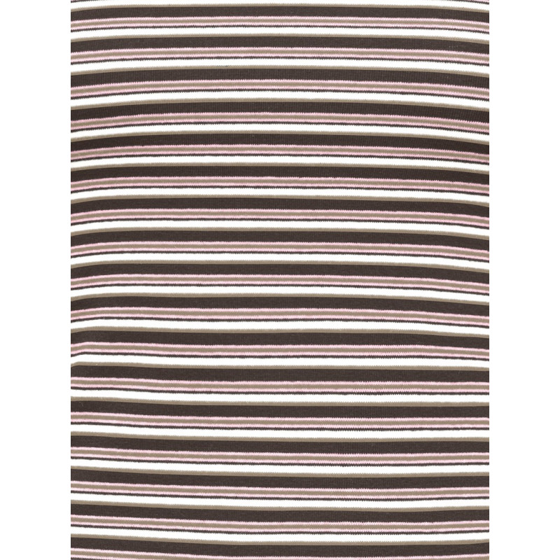 JDY Bali langærmet bluse - Mulch / Pink Nectar Comb