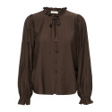 JDY Venus string skjorte - Coffee Bean