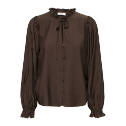 JDY Venus string skjorte - Coffee Bean