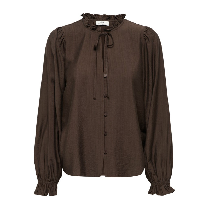 JDY Venus string skjorte - Coffee Bean