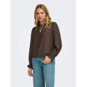 JDY Venus string skjorte - Coffee Bean