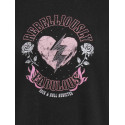 ONLY CARMAKOMA Tico loose print T-shirt - Black / Rose
