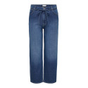 ONLY CARMAKOMA Gianna rhinestone straight denim jeans - Dark Blue Denim