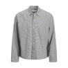 JACK & JONES Austin clean check skjorte - Odyssey Gray / Print