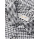 JACK & JONES Austin clean check skjorte - Odyssey Gray / Print