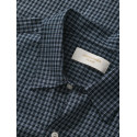 JACK & JONES Austin clean check skjorte - Sky Captain / Print
