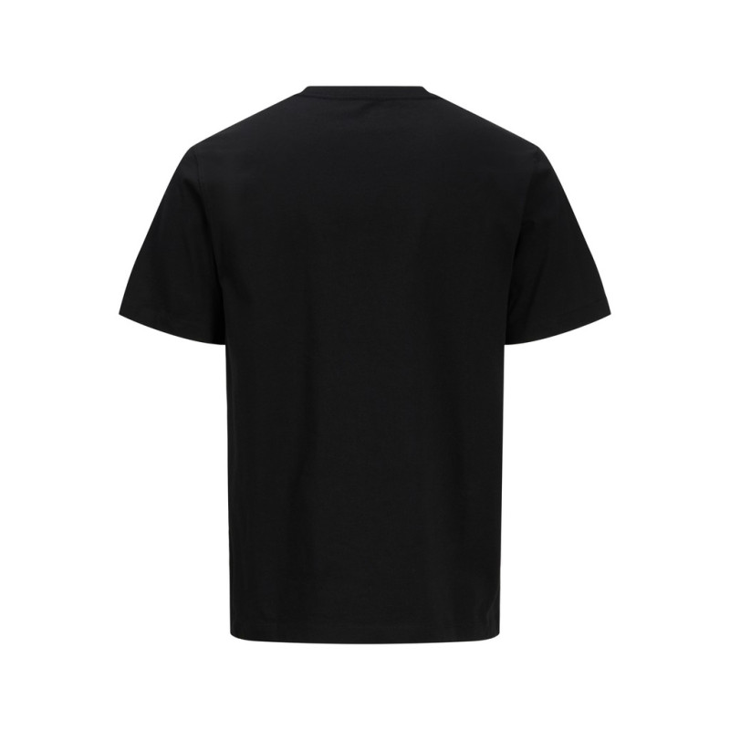JACK & JONES PLUS Frederiksberg colorfull T-shirt - Black