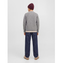 JACK & JONES JUNIOR Frederiksberg striktrøje - Light Grey Melange