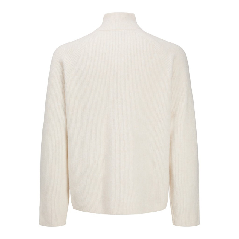JACK & JONES Frederiksberg full zip strik cardigan - Sea Salt
