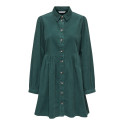 ONLY Nessa button fløjlskjole - Green Gables