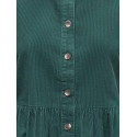 ONLY Nessa button fløjlskjole - Green Gables