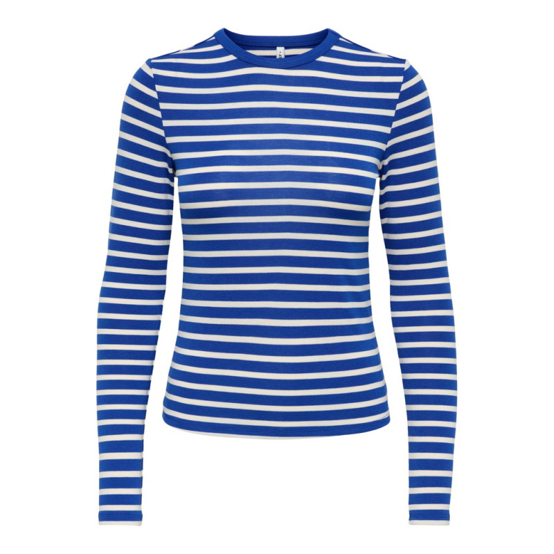ONLY Evie stripe langærmet bluse - Surf the Web