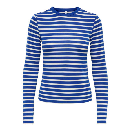 ONLY Evie stripe langærmet bluse - Surf the Web