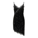 PIECES Kammy strap lace kjole - Black