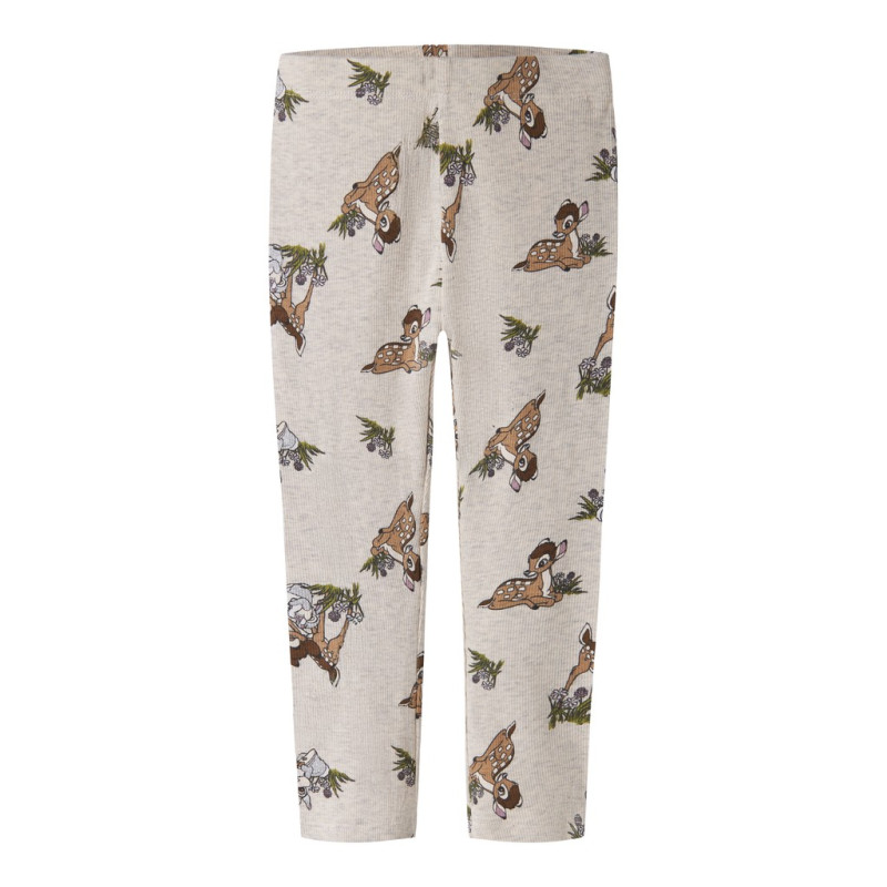 NAME IT MINI Pige - Nonna bambi leggings - Peyote Melange