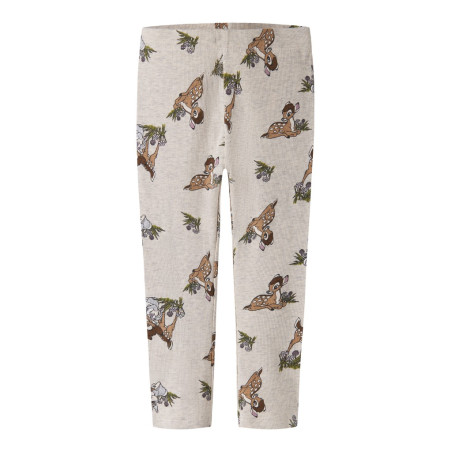 NAME IT MINI Pige - Nonna bambi leggings - Peyote Melange